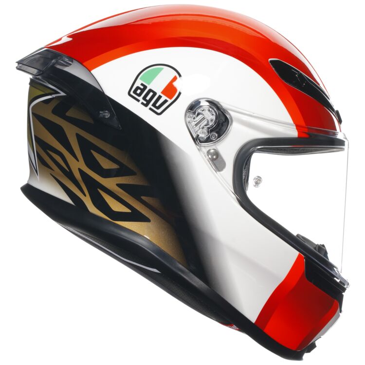 New AGV K6 S helmet in Marco Simoncelli replica graphics